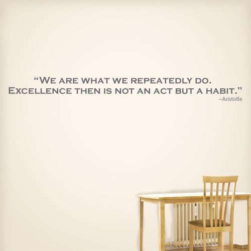WQX000029_24 We Are What 24 Inch Quote Vinyl Wall Decal