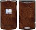 Dark Burlwood Design Protective Skin Decal Faceplate for Motorola RAZR V3xx Cell Phone