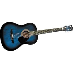 Rogue Starter Acoustic Guitar, Blue Burst