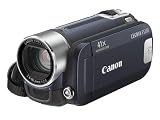 Canon LEGRIA FS200 SD-Camcorder (SDHC/SD/MMC-Card, 37-fach opt. Zoom, 6,9 cm (2,7 Zoll) Display) nachtblau