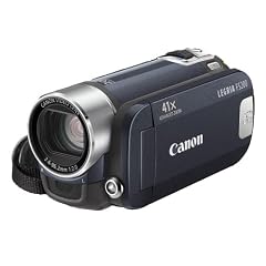 Canon LEGRIA FS200 SD-Camcorder (SDHC/SD/MMC-Card, 37-fach opt. Zoom, 6,9 cm (2,7 Zoll) Display) nachtblau