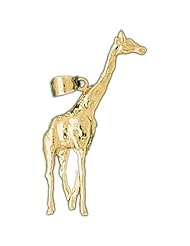Dazzlers Solid 14k Gold Giraffe Charm Pendant Available in three colors from jewelsberry (weights: 2.1 grams only)