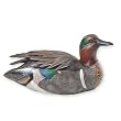Quarter Life-size Green-winged Teal Duck Sculpture