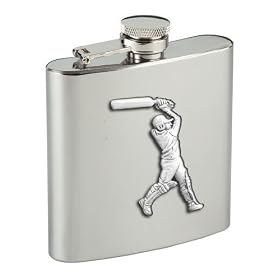 Cricket 6oz Stainless Steel Hip Flask