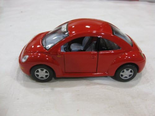 Diecast Volkswagon New Red Beetle in a 1:32 Scale with Pull Back Action &amp; Open Doors