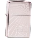 Harley Davidson NASCAR Burst Zippo Lighter Style: High Polish Chrome
