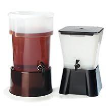 Carlisle 221101 Brown 12-3/16-Inch Round Dispenser