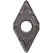 Sandvik Coromant DNMX 433-WMX 3210 GC3210 Grade, MTCVD Coated, 55 Degree Diamond Shape, WMX Chip Breaker, 433 Insert Size, 0.1875" Thickness, 0.0472" Nose Radius Carbide Turning Insert (Pack Of 10)