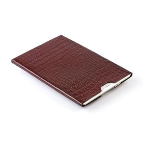OCTO Leather Seamless Sleeve (Fits 9.7" Display, Latest Generation Kindle DX) - Wine