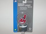 CLEVELAND INDIANS Team Logo Everbrite (LED) NIGHT LIGHT (2 1/2 x 3 1/2) with a 5 Yr Guarantee!
