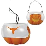 5.5" NCAA Texas Longhorns Halloween Pumpkin Trick-or-Treat Candy Bucket