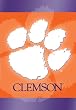 Clemson University Tigers Silk Reflections Flag - Garden Size