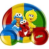 Sesame Street 1st Birthday 8 1/2in Kid Plate