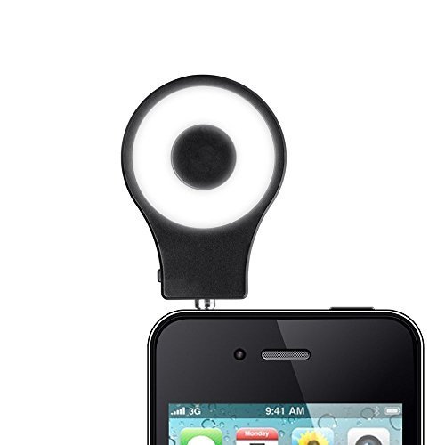 Toch Portable Mini 8 LED Dimmable Selfie Light Cellphone Camera Flash Fill-in Light Pocket Spotlight Photo Video Light Lamp