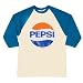Pepsi - Logo Ladies Fitted Baseball T-Shirt by Junk Food - X-Large