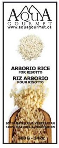 Aqua Gourmet Arborio Rice, 400-Grams (Pack of 3)