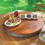 Raised Barrel Top Lazy Susan