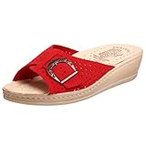 Fly Flot Women's Edna Slide Sandal,Red,36 EU (US Women's 5.5-6 M) Fly Flot Women's Edna Slide Sandal,Red,36 EU (US Women's 5.5-6 M)