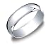 10k White Gold 6mm Traditional Men's Wedding Band