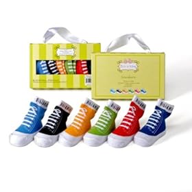 Bibi and Mimi Baby Socks - Sneakers, 6 Pairs