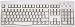 French European - English Ivory USB Keyboard with PS2 adapter.