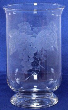 Individually Hand Etched Grapes of Two