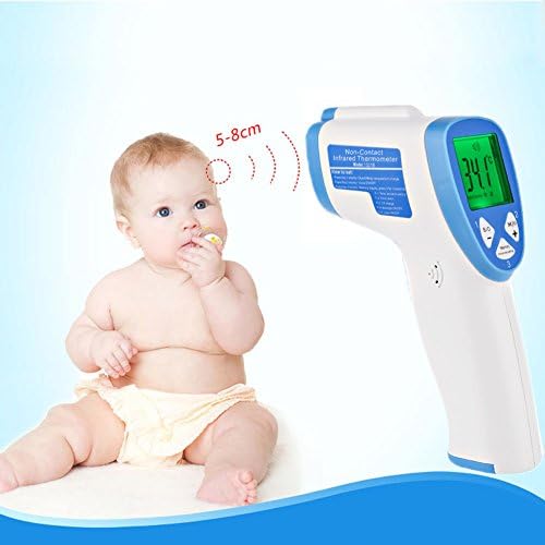 Non-contact Digital Infrared Thermometer for Body,Surface &amp; Room Measurement, Babies' &amp; Home Helper (blue)