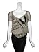 AVIU Unique L/S Shawl Sweater Top in Beige