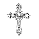 Platinum Diamond Cross Pendant