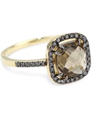 Kalan by Suzanne Kalan Smoky Quartz Cushion-Cut Ring