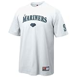 Nike Seattle Mariners White 2008 Practice T-shirt
