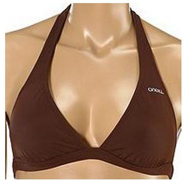 ONeill Solid Halter Bikini Brown Large