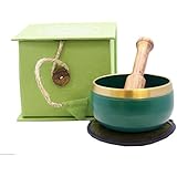 Tibetan The Heart Chakra, Anahata, 4th Chakra, Singing Bowl Gift Set, #4