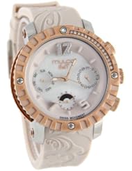 Mulco MW5-1622-113 Nuit Lace Beige Silicone Strap Watch
