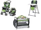 Chicco Matching Stroller System High Chair and Play Yard Combo- Midori
