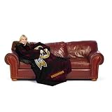 Washington Redskins NFL Adult Elite Comfy Throw Blanket with Sleeves