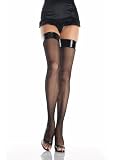 Fishnet Stockings With Vinyl Top