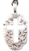 Jesus Rock Christian Cross Real Pewter Pendant Necklace
