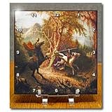 Headless Horseman Pursuing Ichabod Crane Painting - 6x6 Desk Clock