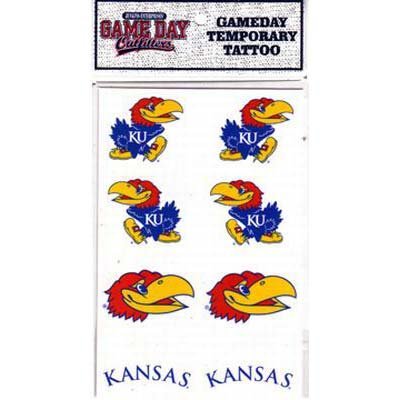 NCAA Kansas Jayhawks Tattoo