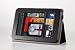 MoKo(TM) Clear-View Leather Cover Case with Stand for Amazon Kindle Fire (Nappa-Black)
