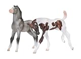 Fun Foals Gift Set Grullo & Liver Chestnut Tobiano