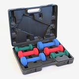 2-3-5 Neoprene Dumbbell Weight Set with Carry Case