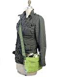 MOSL RINGO Chenille'07 of Katty TESAGE tote bags, Upholstery Cotton Chenille, Shoulder bags with Drawstring Closure Top,