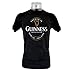 Guinness T-Shirt with Brewed in Dublin Bottle Label, Black Colour