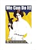 Star Wars - Leia, We Can Do It Poster Kunstdruck (80 x 60cm)