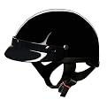 Fuel Trooper-Style Half Helmet - Gloss Black (XL)