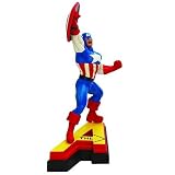 Avengers Resin Figures - Captain America on Letter Base "A"IMAGE