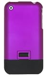 KingCase iPhone 1G 2G (Original iPhone) Rubberized Slider Case (Dark Purple) 4GB, 8GB, 16GB