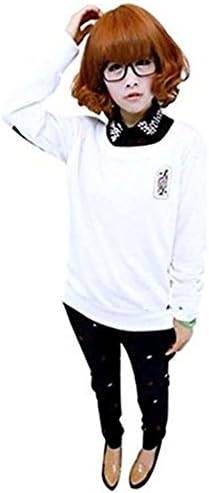 BoGoo(TM) Womens Poker Print Harajuku Sweatshirt Loose Letter Blouse Long Sleeve Asian M